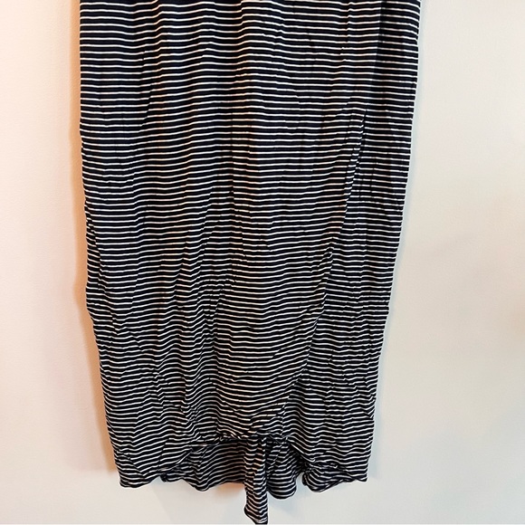GAP Navy/White Stripe Dress - Size L - Picture 4 of 5